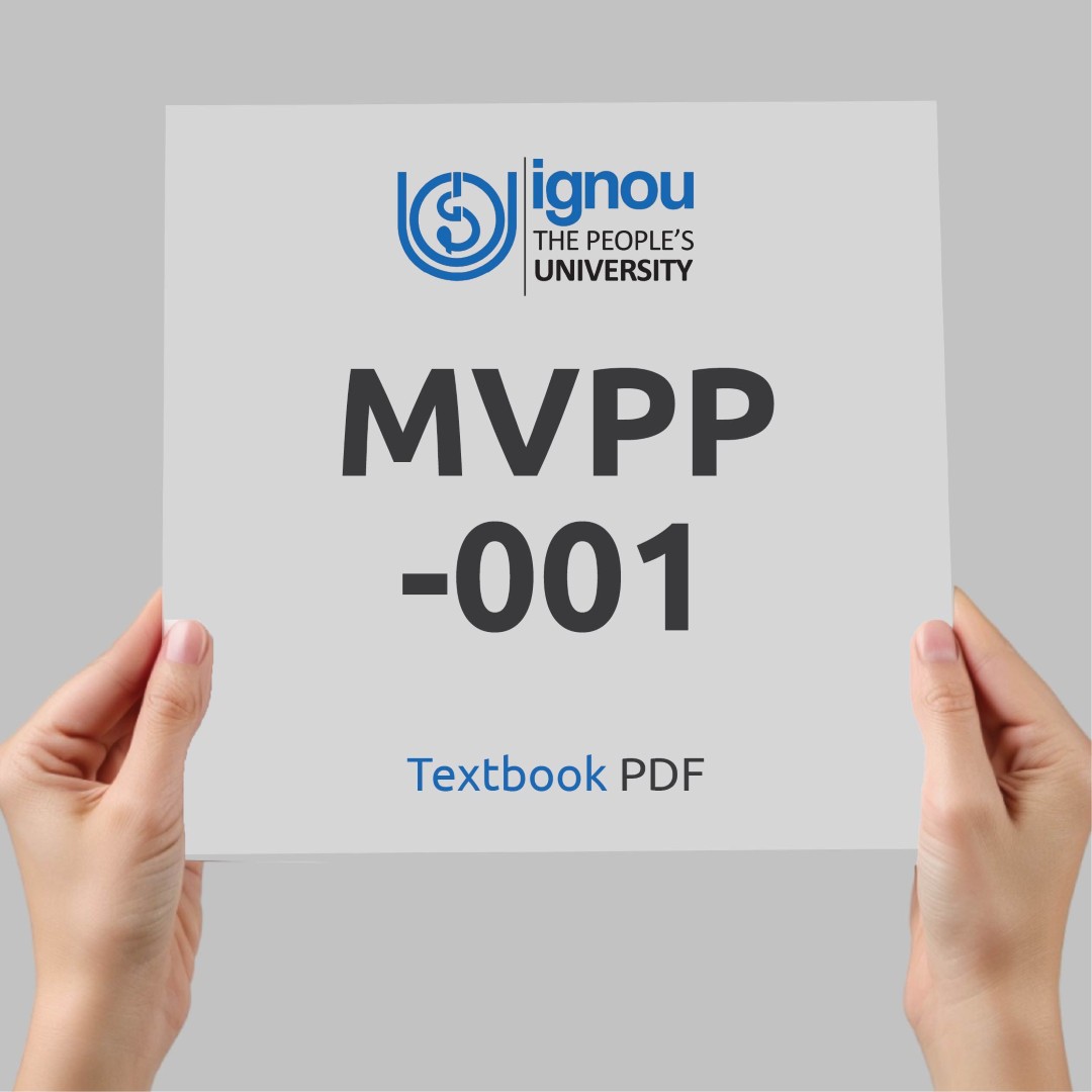 IGNOU MVPP-001 Study Material & Textbook Download