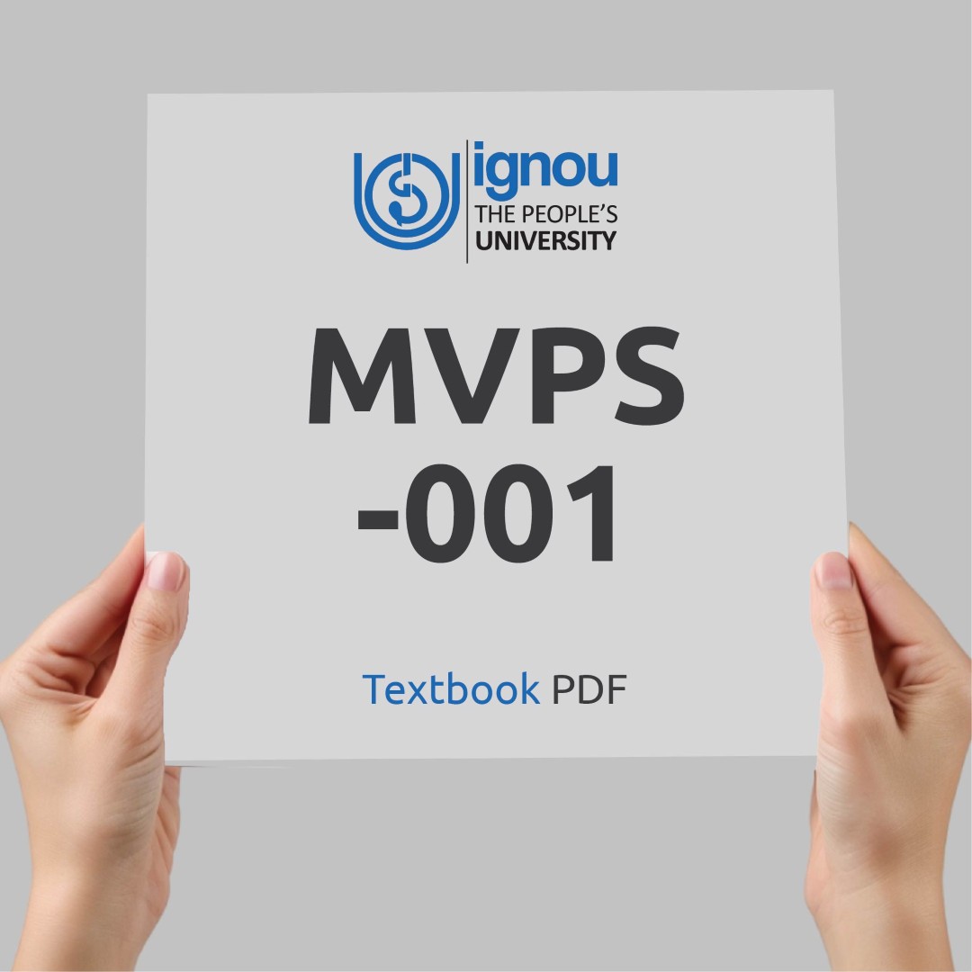 IGNOU MVPS-001 Study Material & Textbook Download