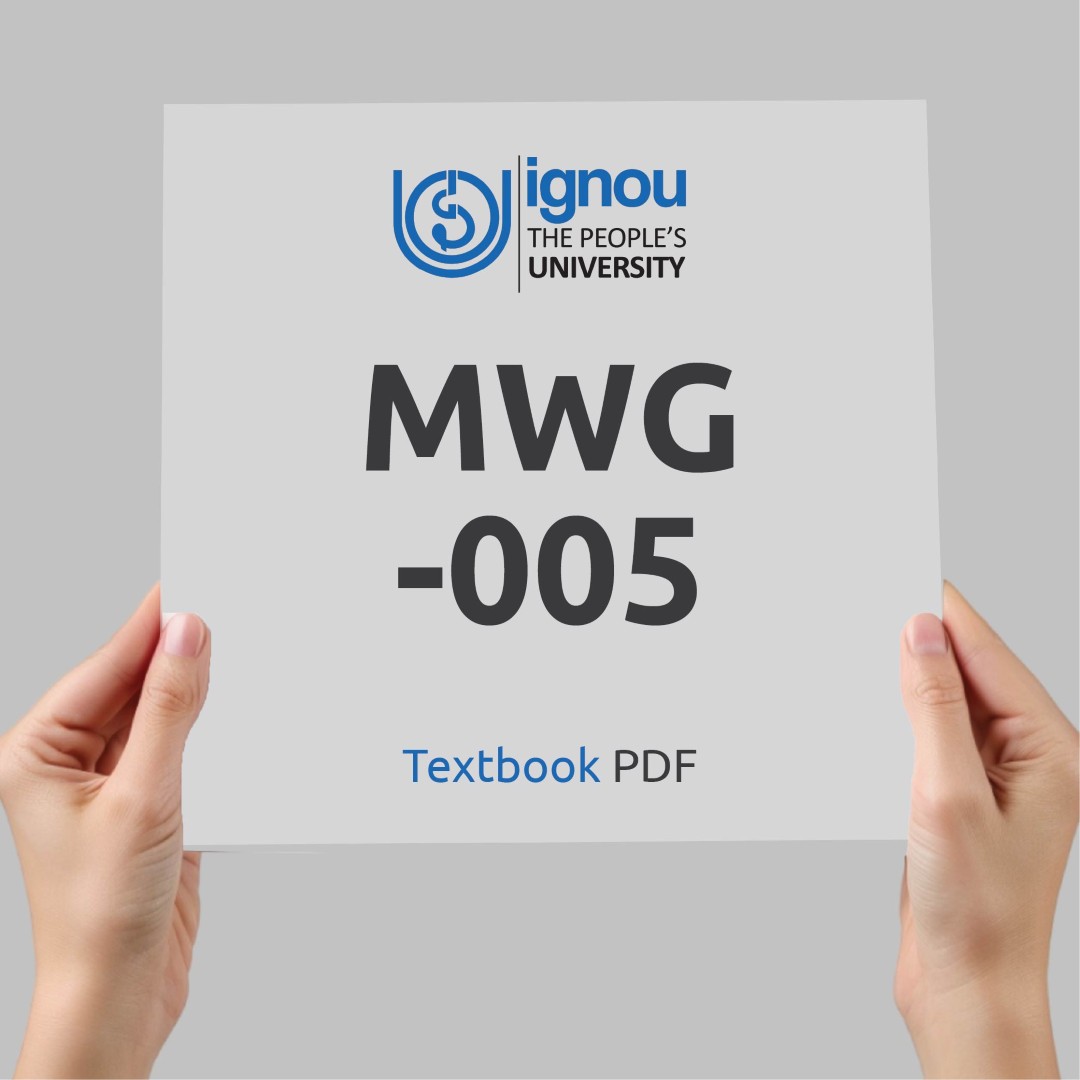 IGNOU MWG-005 Study Material & Textbook Download