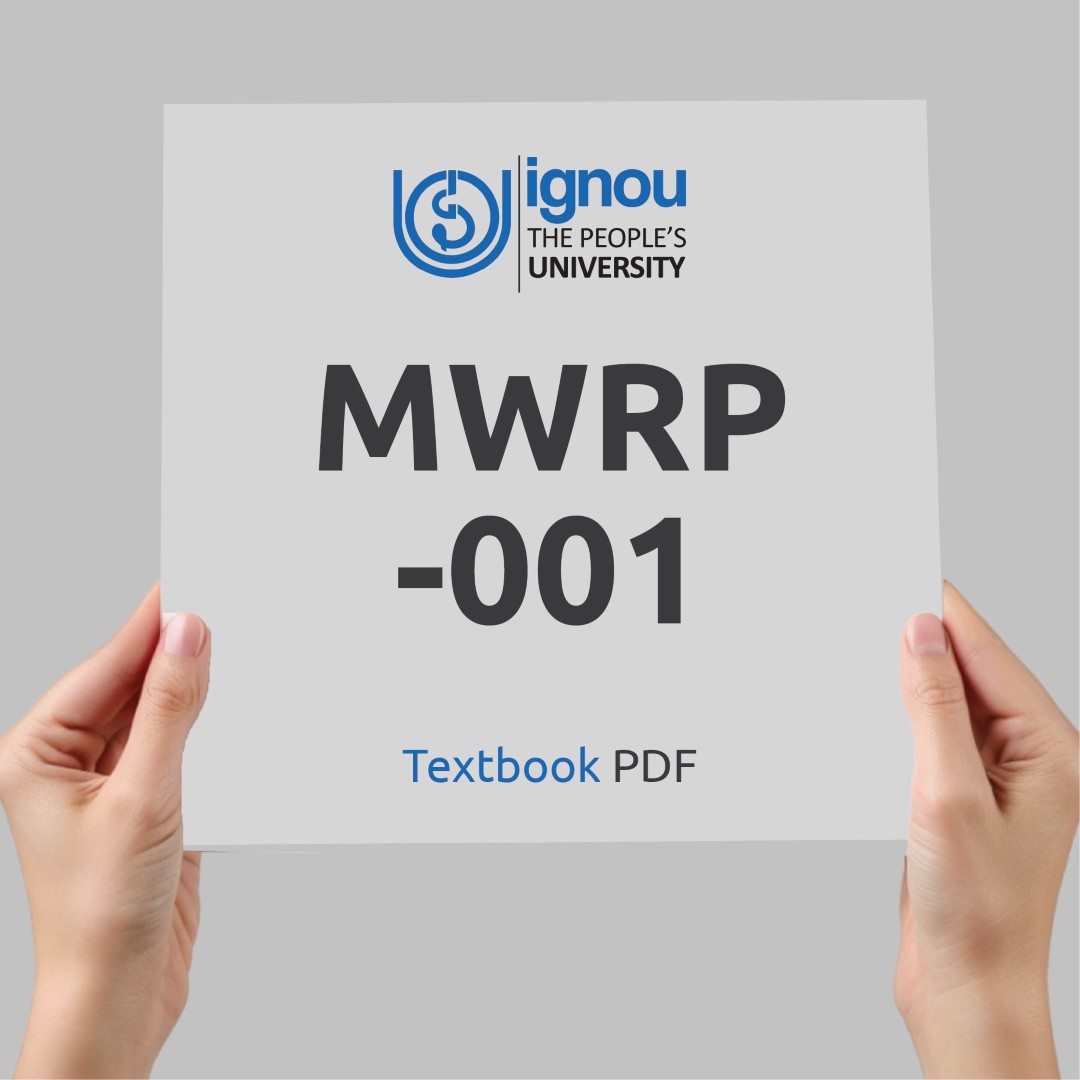 IGNOU MWRP-001 Study Material & Textbook Download