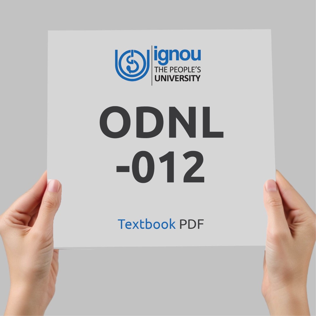 IGNOU ODNL-012 Study Material & Textbook Download