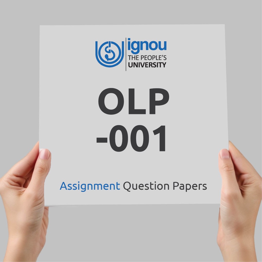IGNOU OLP-001 Assignment Question Paper Free Download (2023-24)