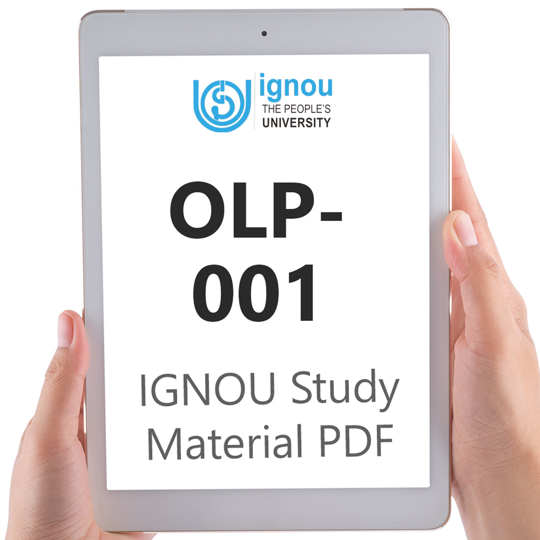 IGNOU OLP-001 Study Material & Textbook Download