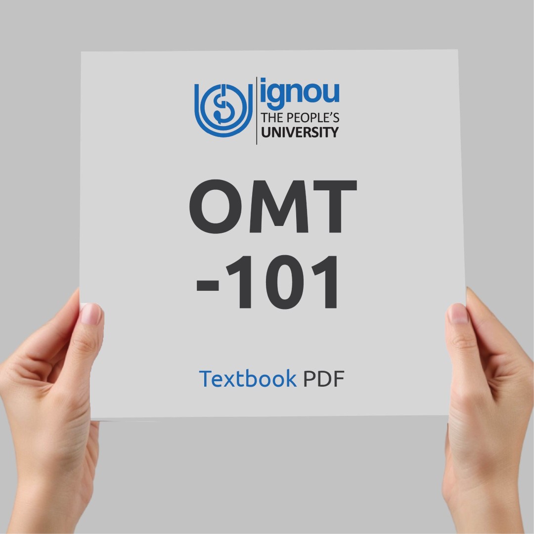 IGNOU OMT-101 Study Material & Textbook Download