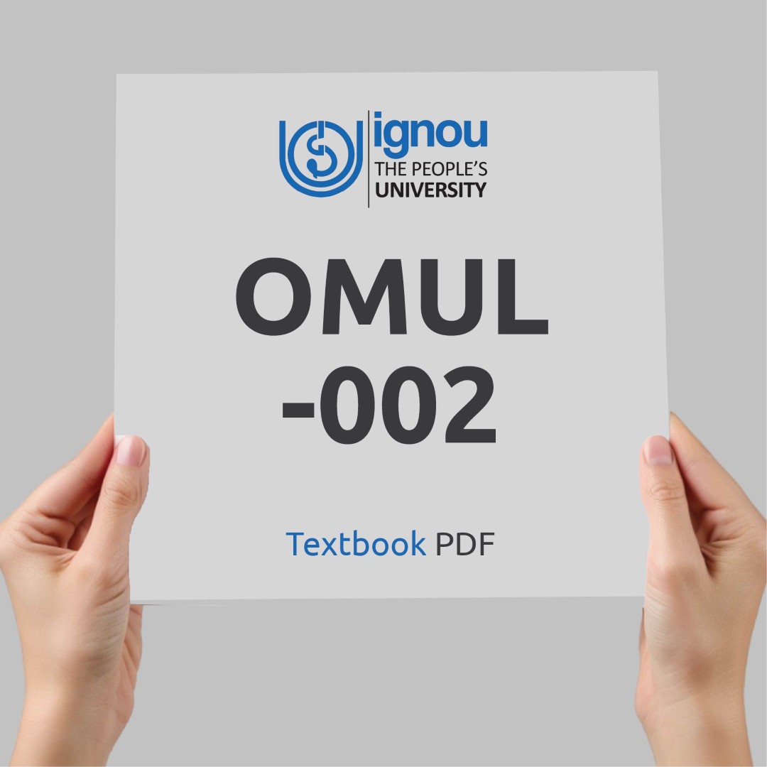 IGNOU OMUL-002 Study Material & Textbook Download
