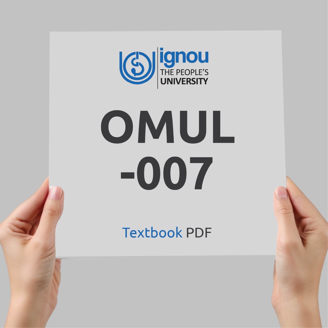 IGNOU OMUL-007 Study Material & Textbook Download