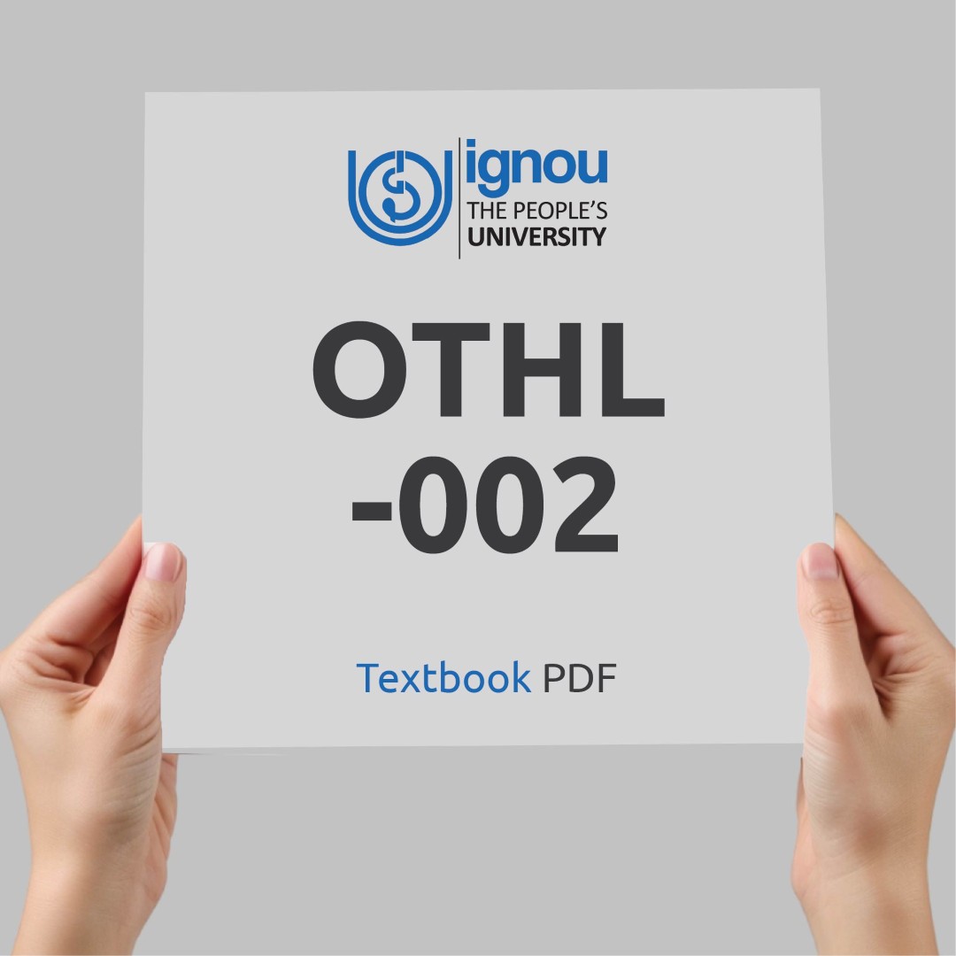 IGNOU OTHL-002 Study Material & Textbook Download