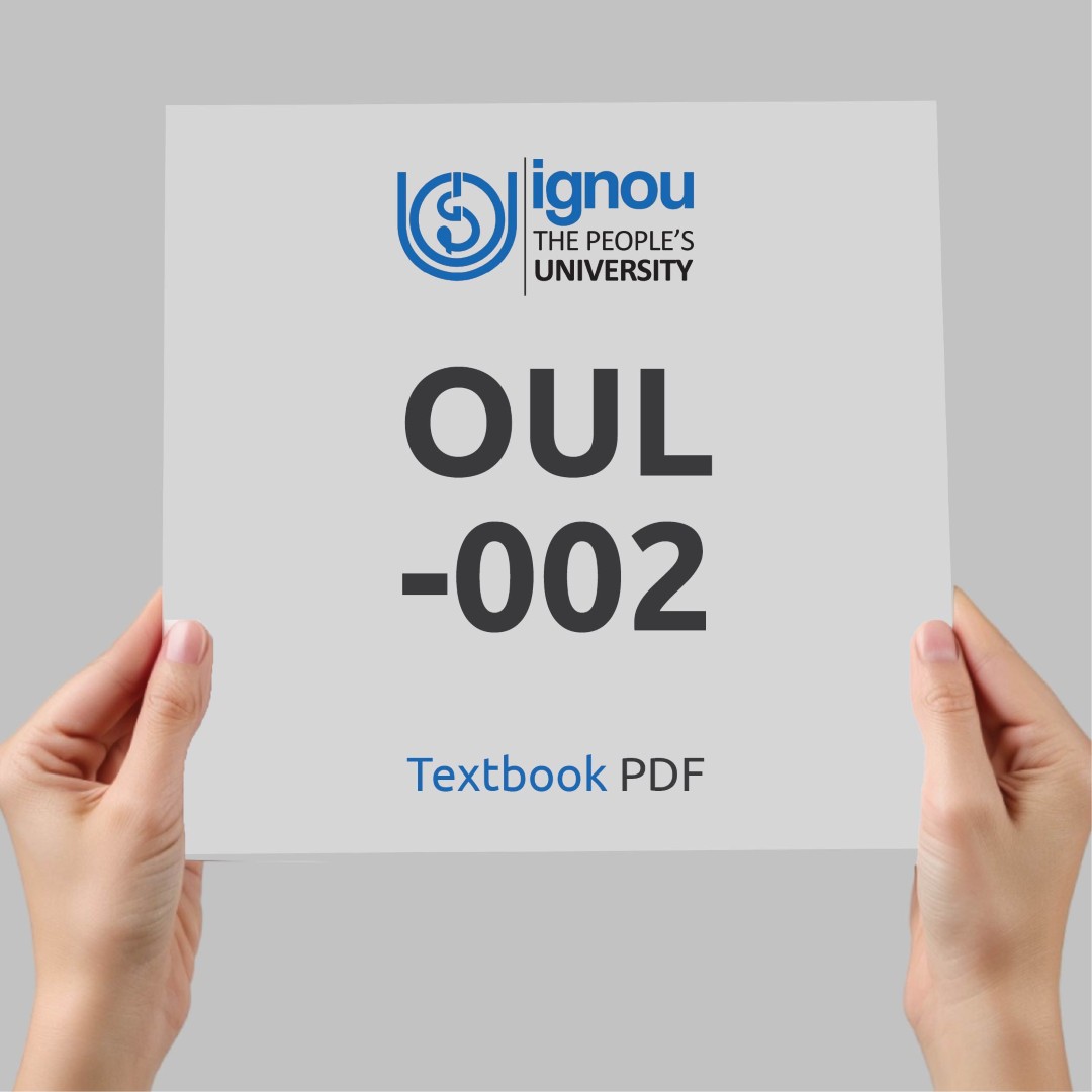 IGNOU OUL-002 Study Material & Textbook Download