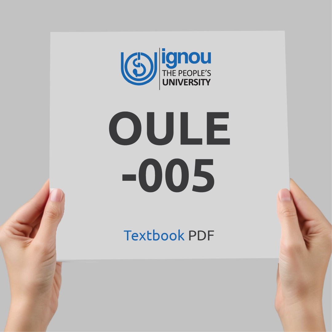 IGNOU OULE-005 Study Material & Textbook Download