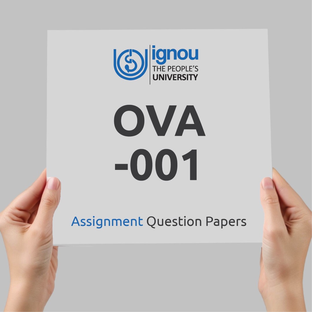 IGNOU OVA-001 Assignment Question Paper Free Download (2023-24)