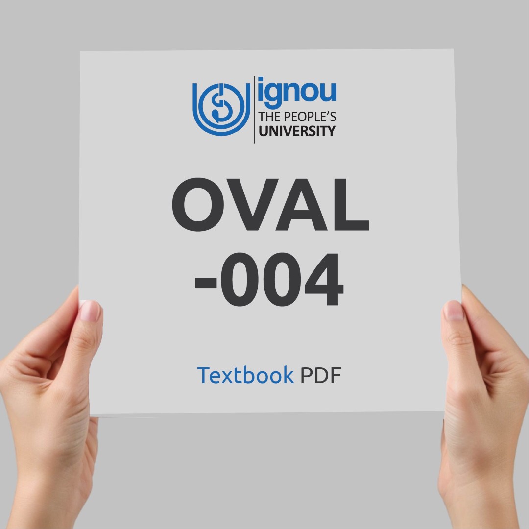 IGNOU OVAL-004 Study Material & Textbook Download