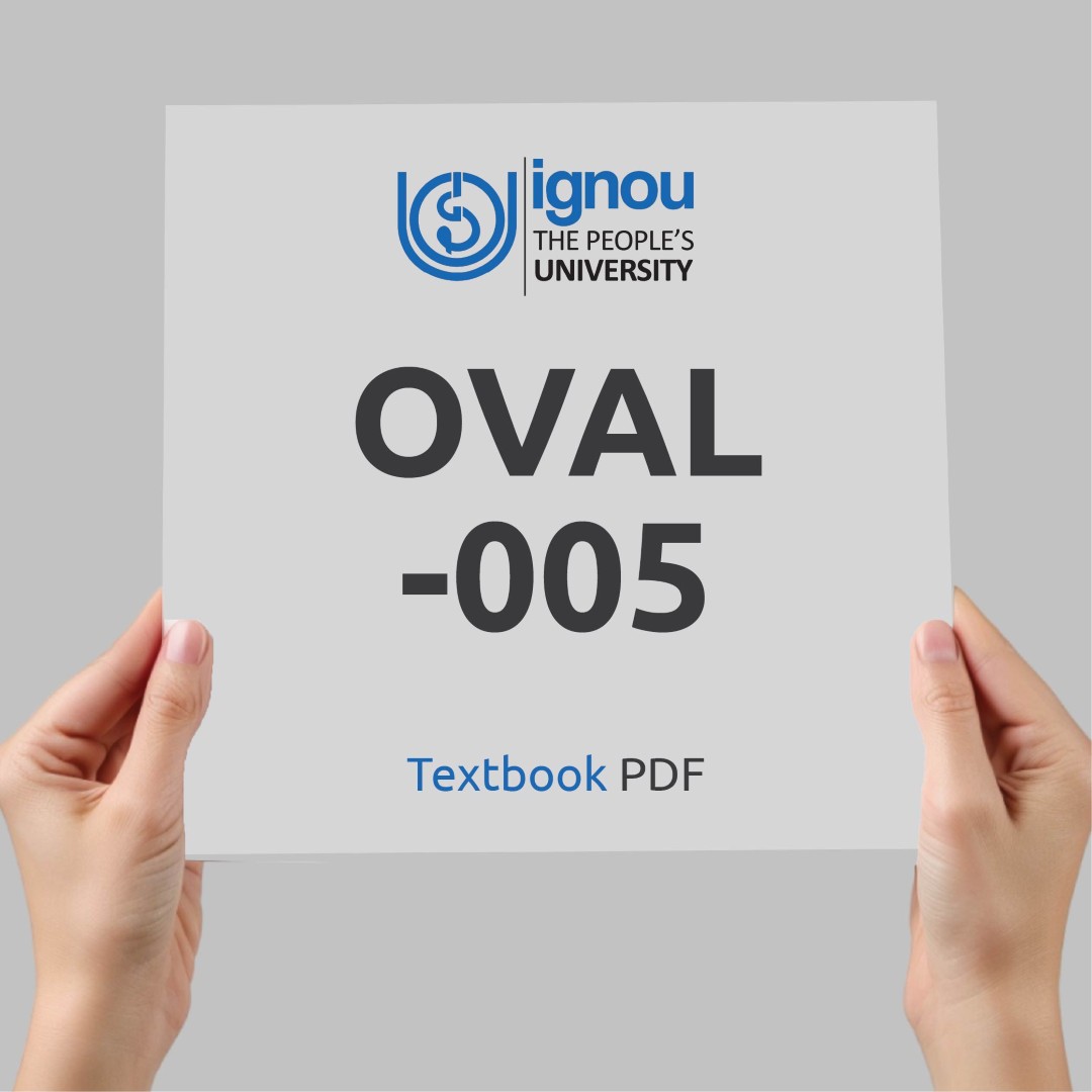 IGNOU OVAL-005 Study Material & Textbook Download
