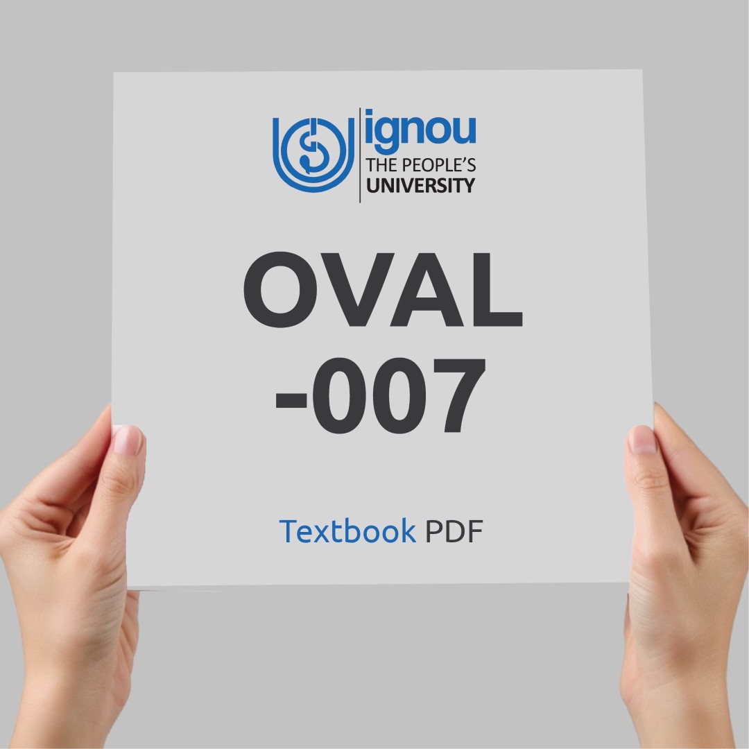 IGNOU OVAL-007 Study Material & Textbook Download