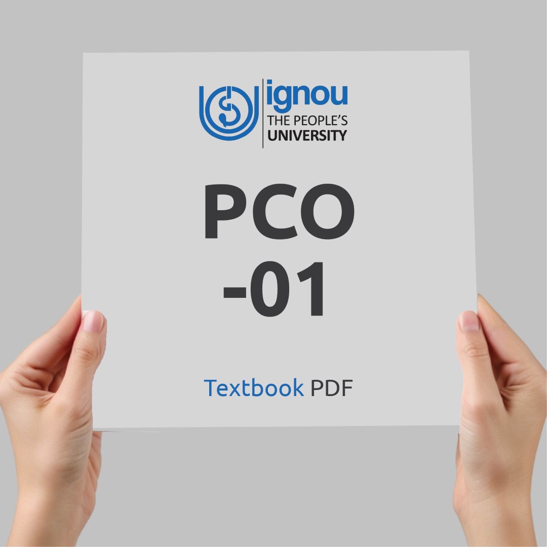 IGNOU PCO-01 Study Material & Textbook Download