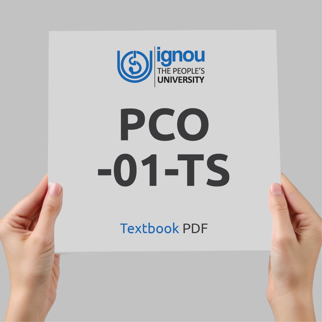 IGNOU PCO-01-TS Study Material & Textbook Download