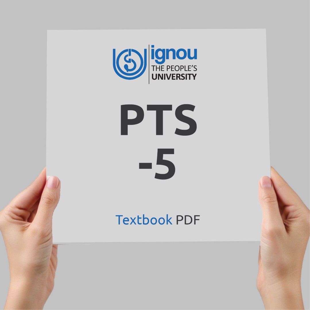 IGNOU PTS-5 Study Material & Textbook Download