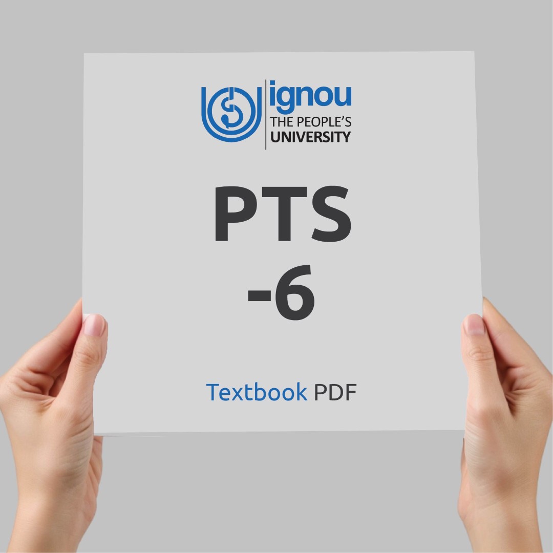 IGNOU PTS-6 Study Material & Textbook Download