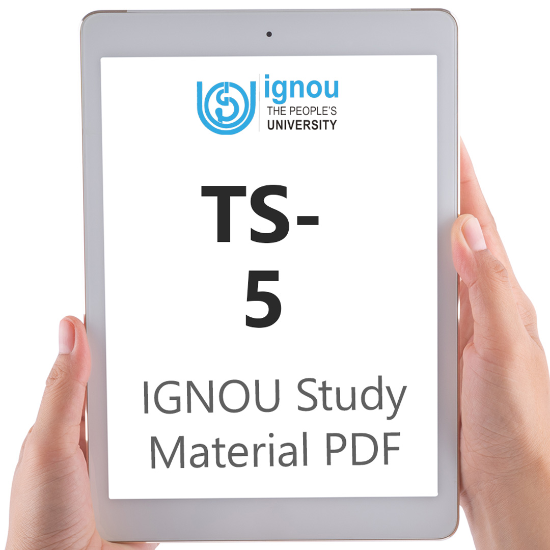 IGNOU TS-5 Study Material & Textbook Download