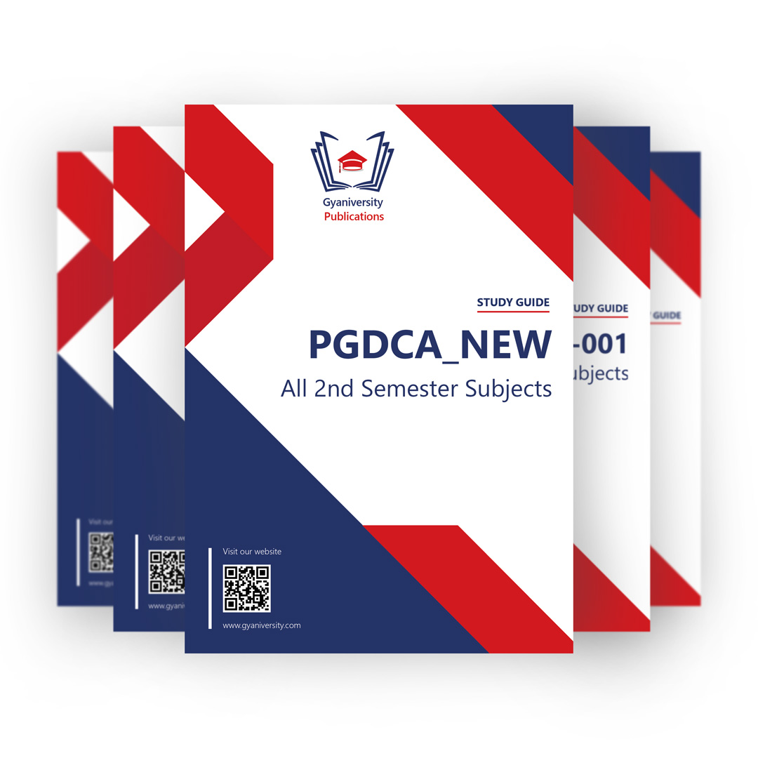 PGDCA_NEW 2nd Semester Study Guide Book Set